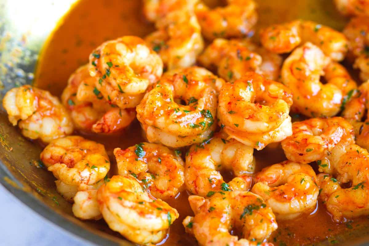 Cooked Cajun Shrimp