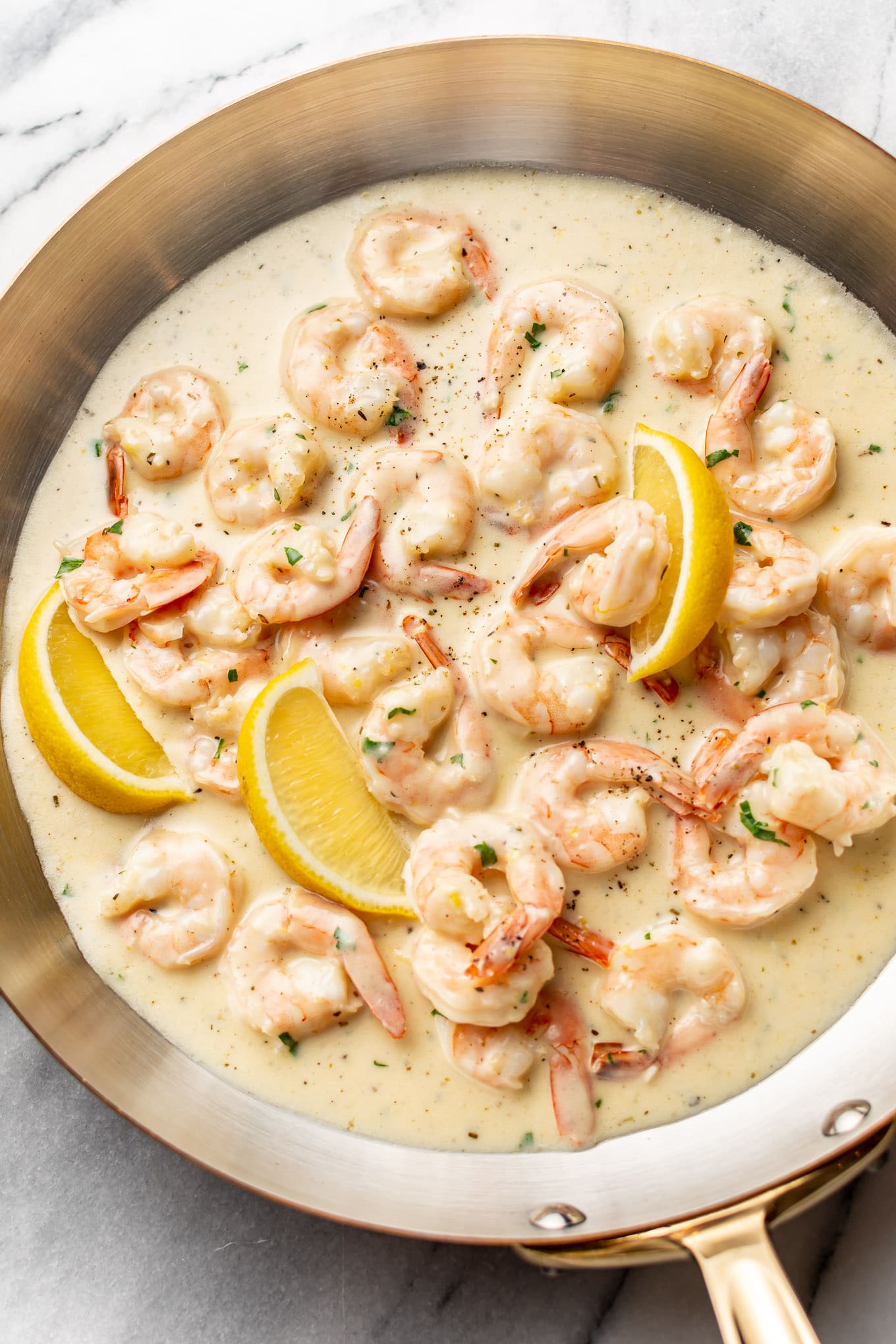 Creamy Garlic Shrimp Sauce