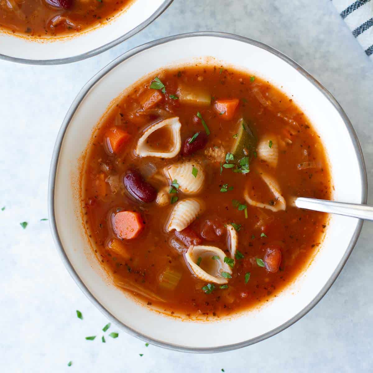 Gluten Free Minestrone Soup Image 2