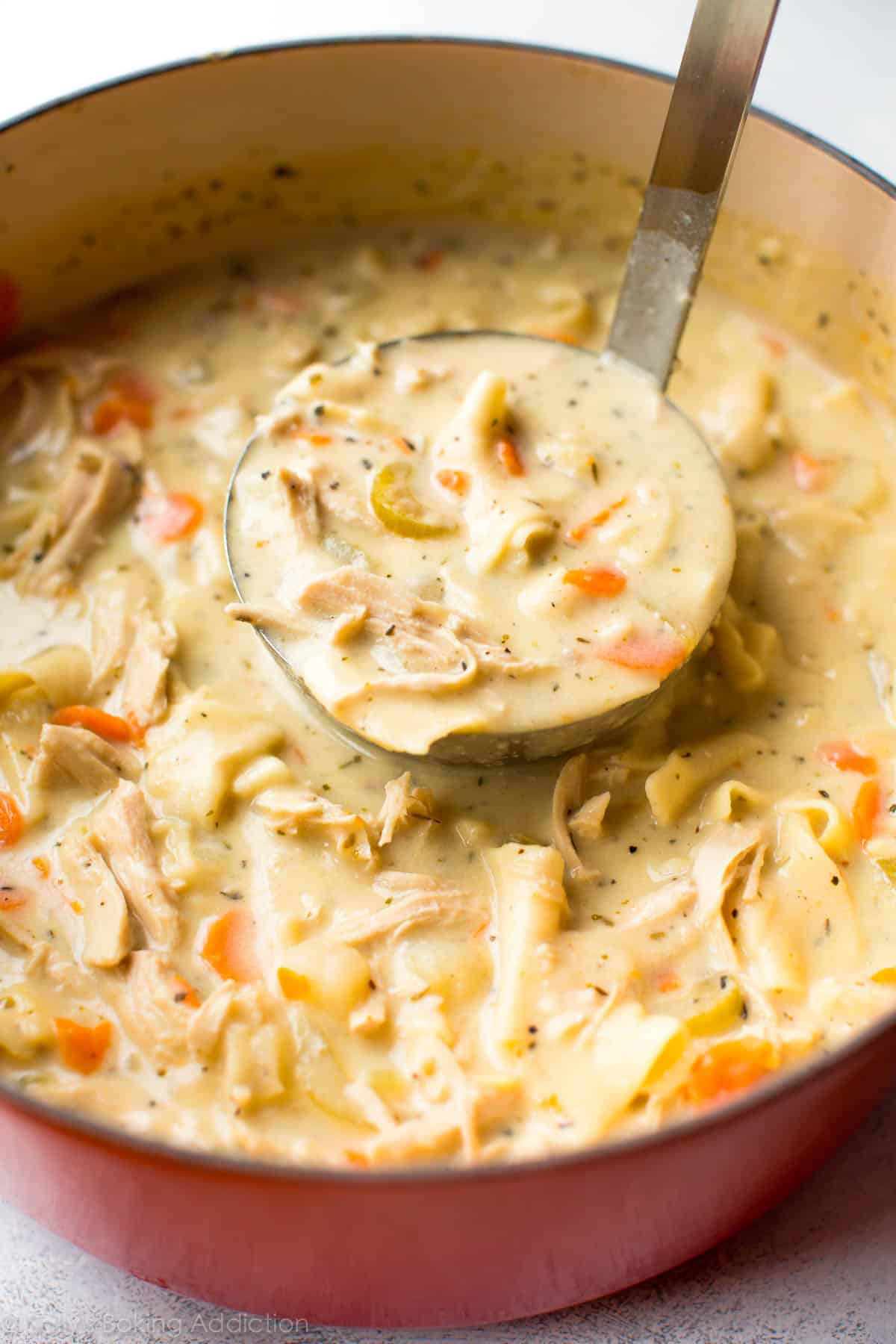 Creamy Chicken Noodle Soup ingredients