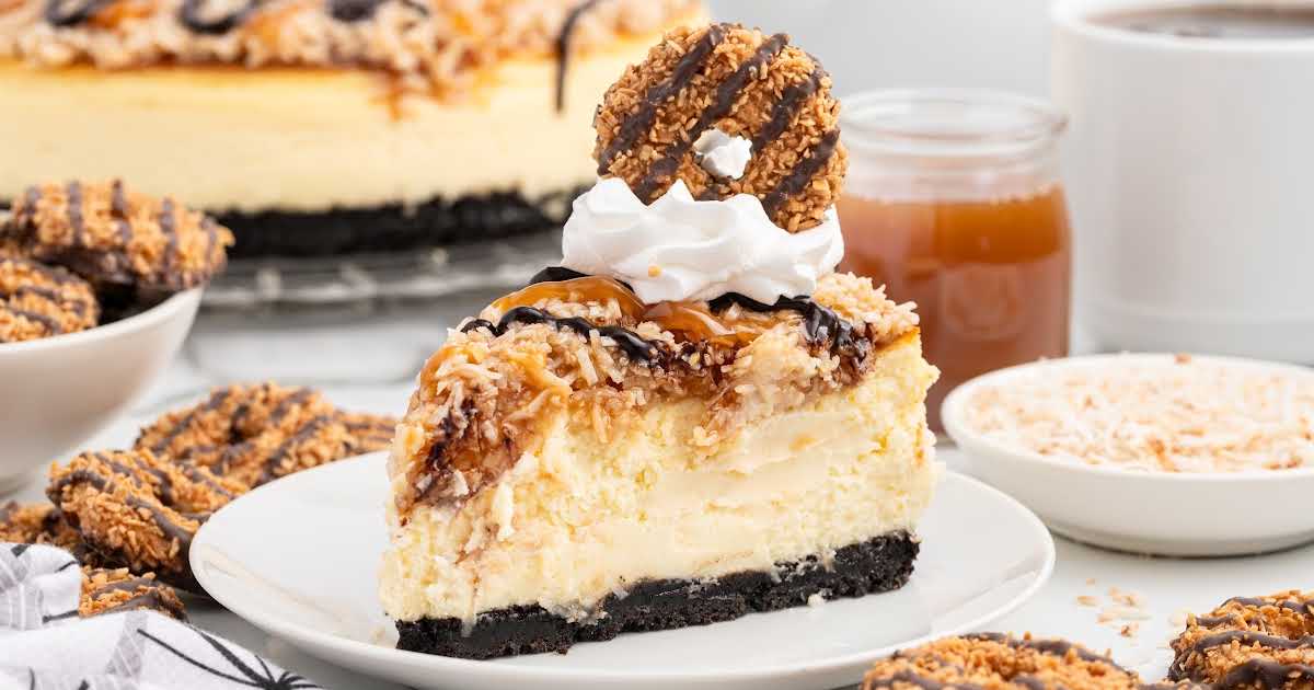 Samoa Cheesecake