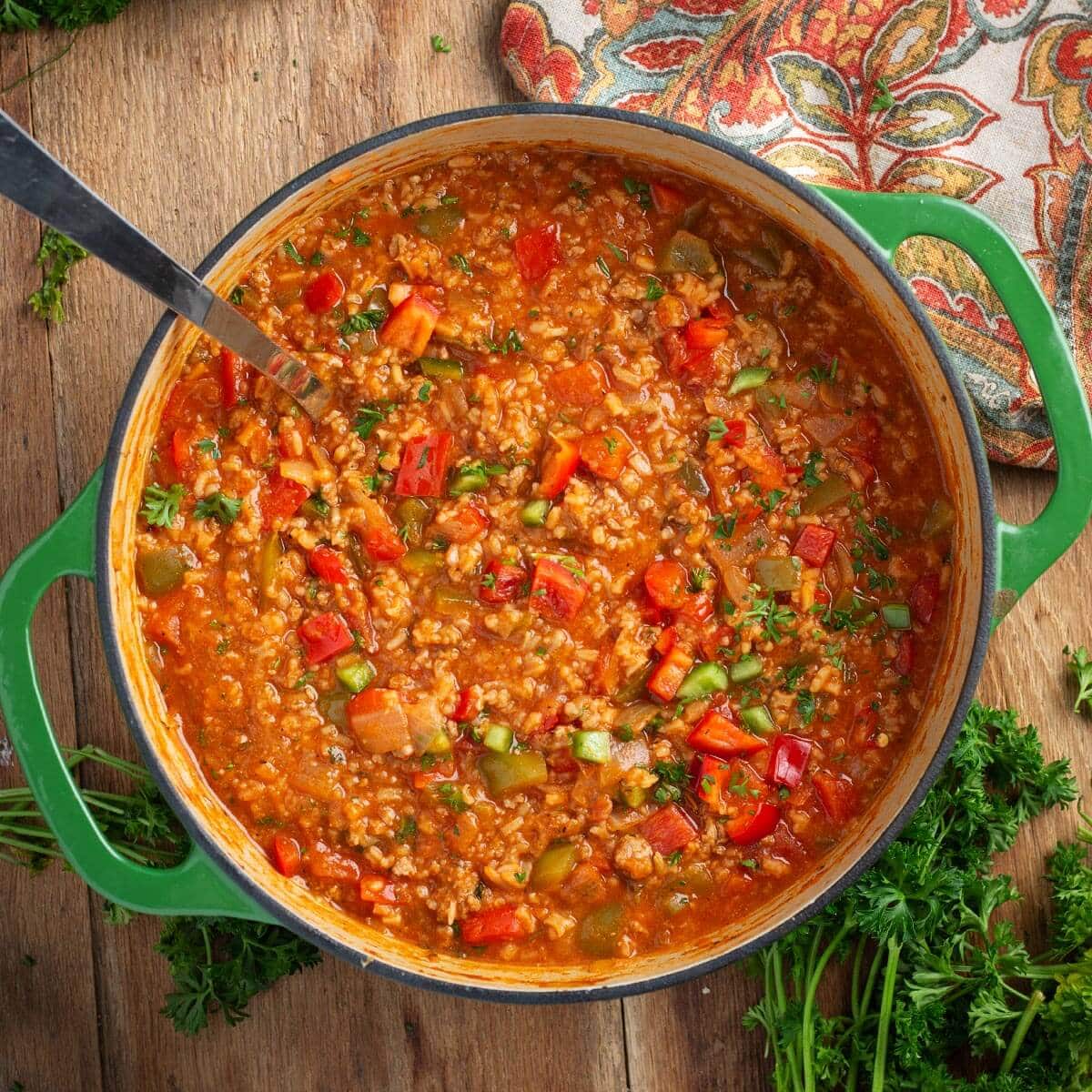 Stuffed Pepper Soup Image 1