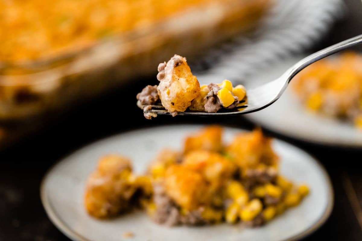 Tater Tot Casserole ingredients