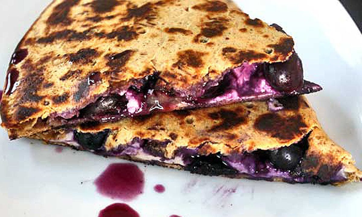 Blueberry Quesadilla