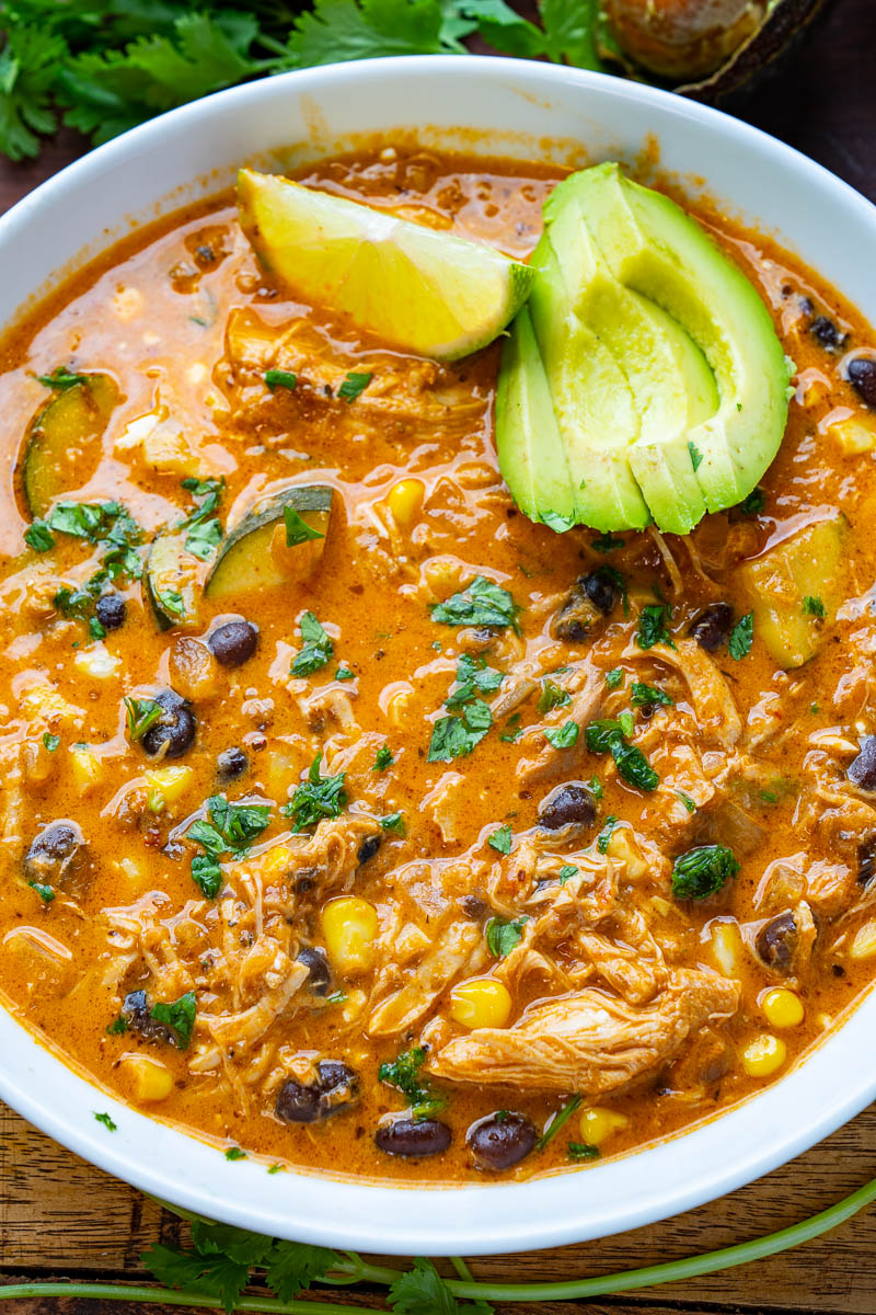 Cooking Chicken Enchilada Soup