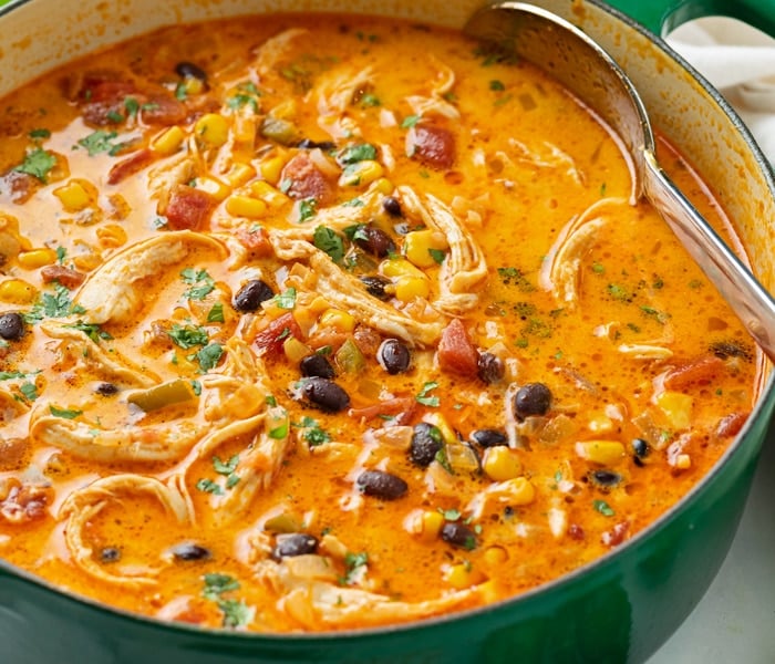 Chicken Enchilada Soup Vegetables