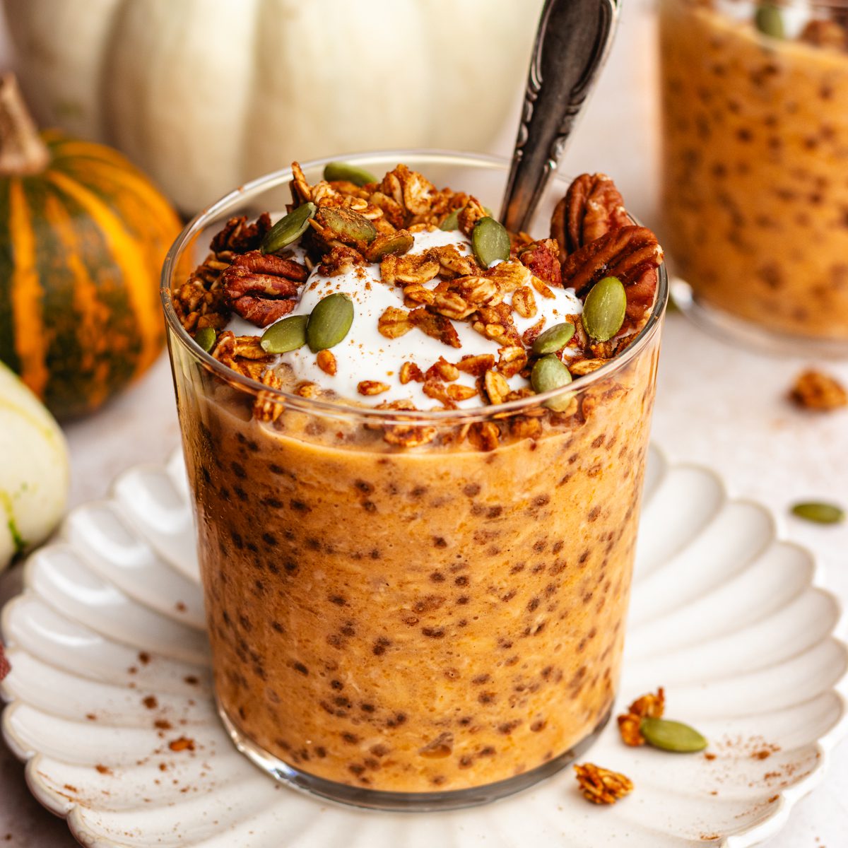 Ingredients for Pumpkin Overnight Oats