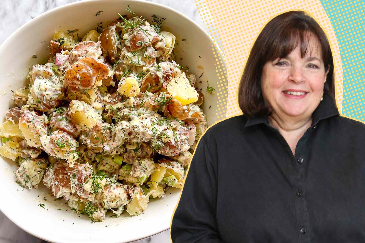 Ingredients for Ina Garten's Potato Salad