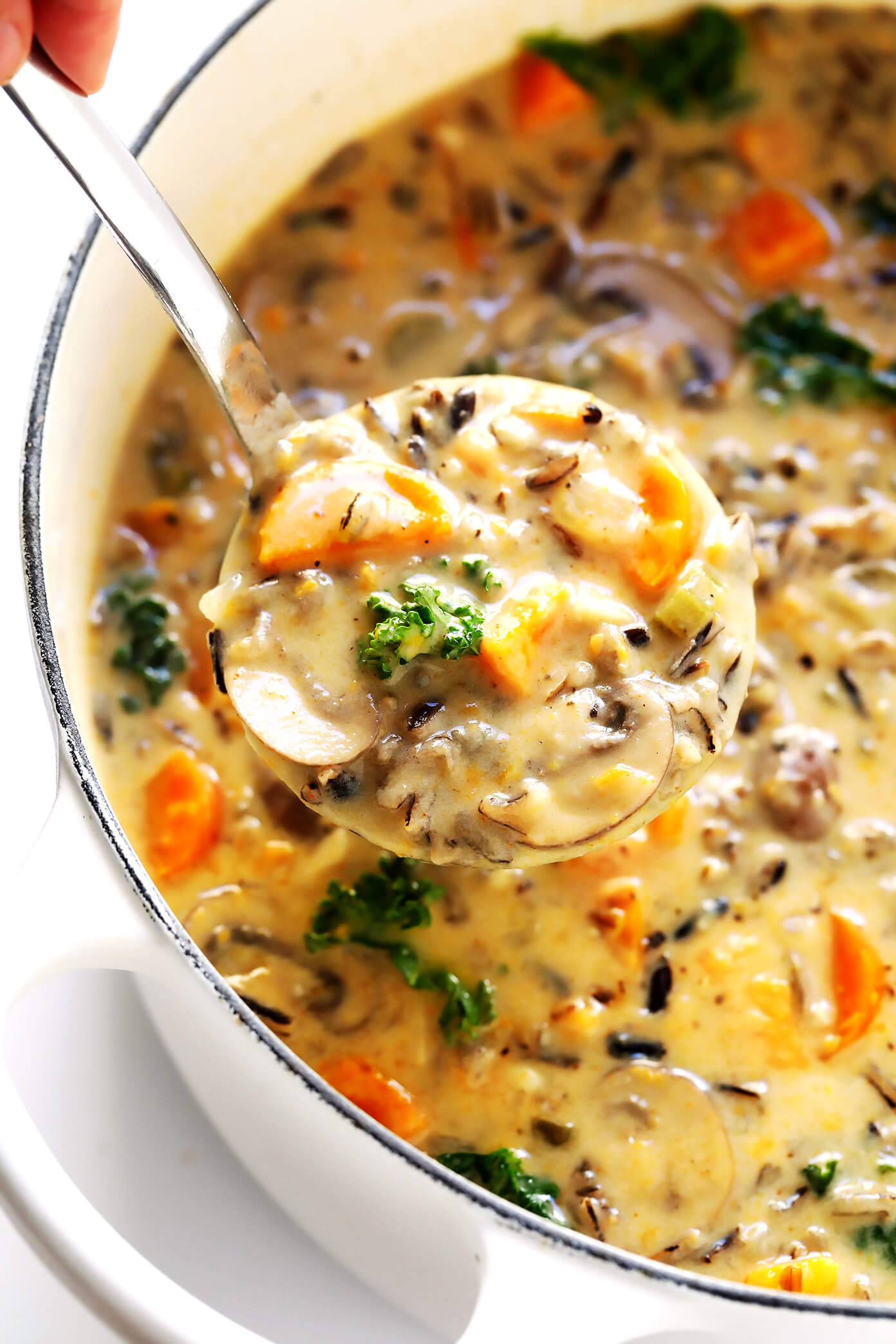 Cooking process of Cozy Autumn Wild Rice Soup