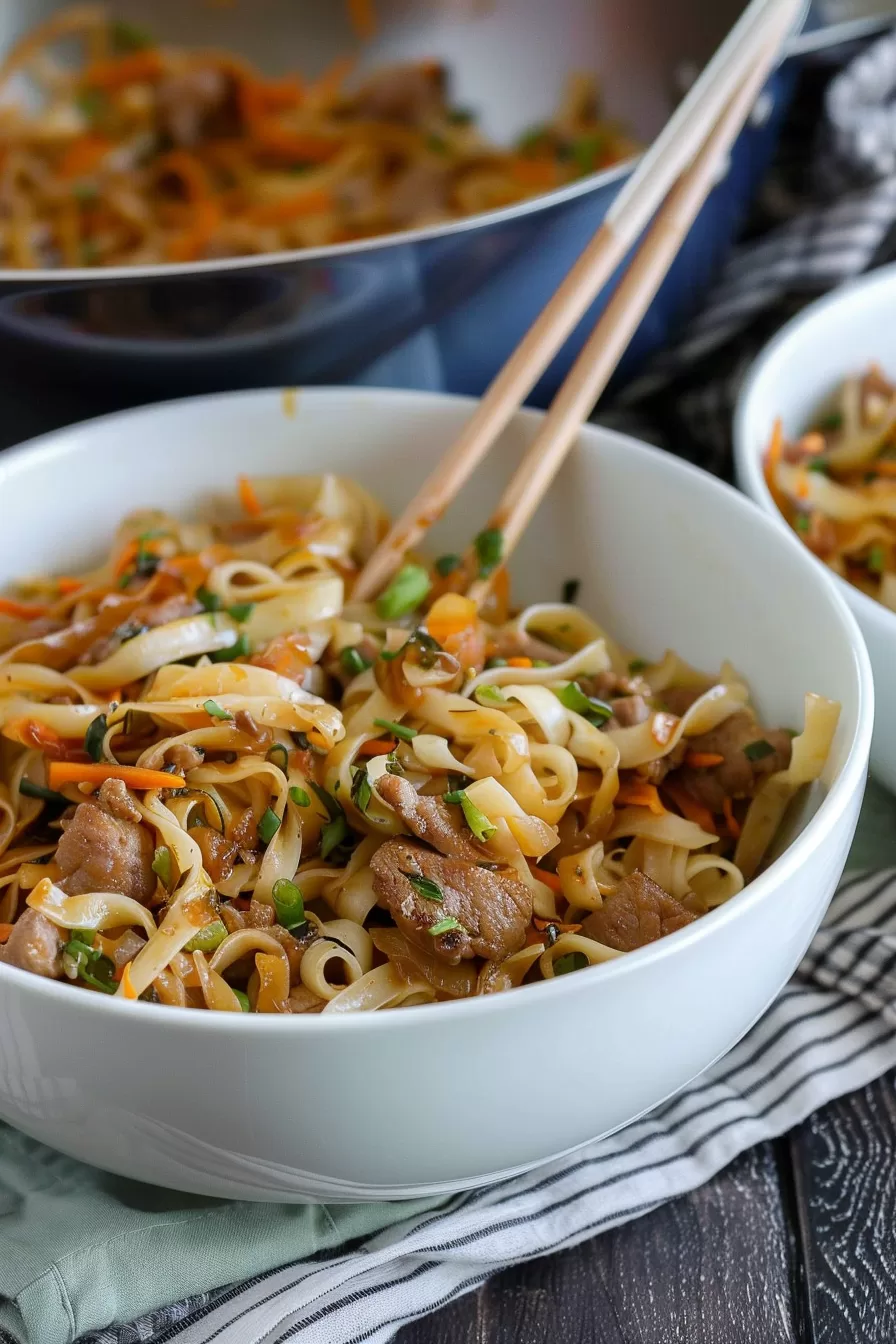 Cozy Potsticker Noodle Bowls