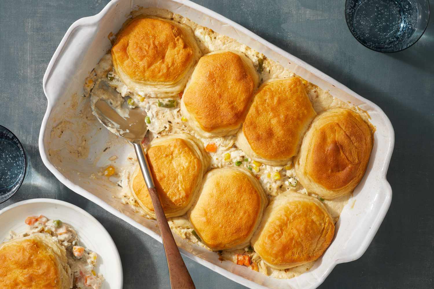 Chicken Pot Pie Casserole Vegetables