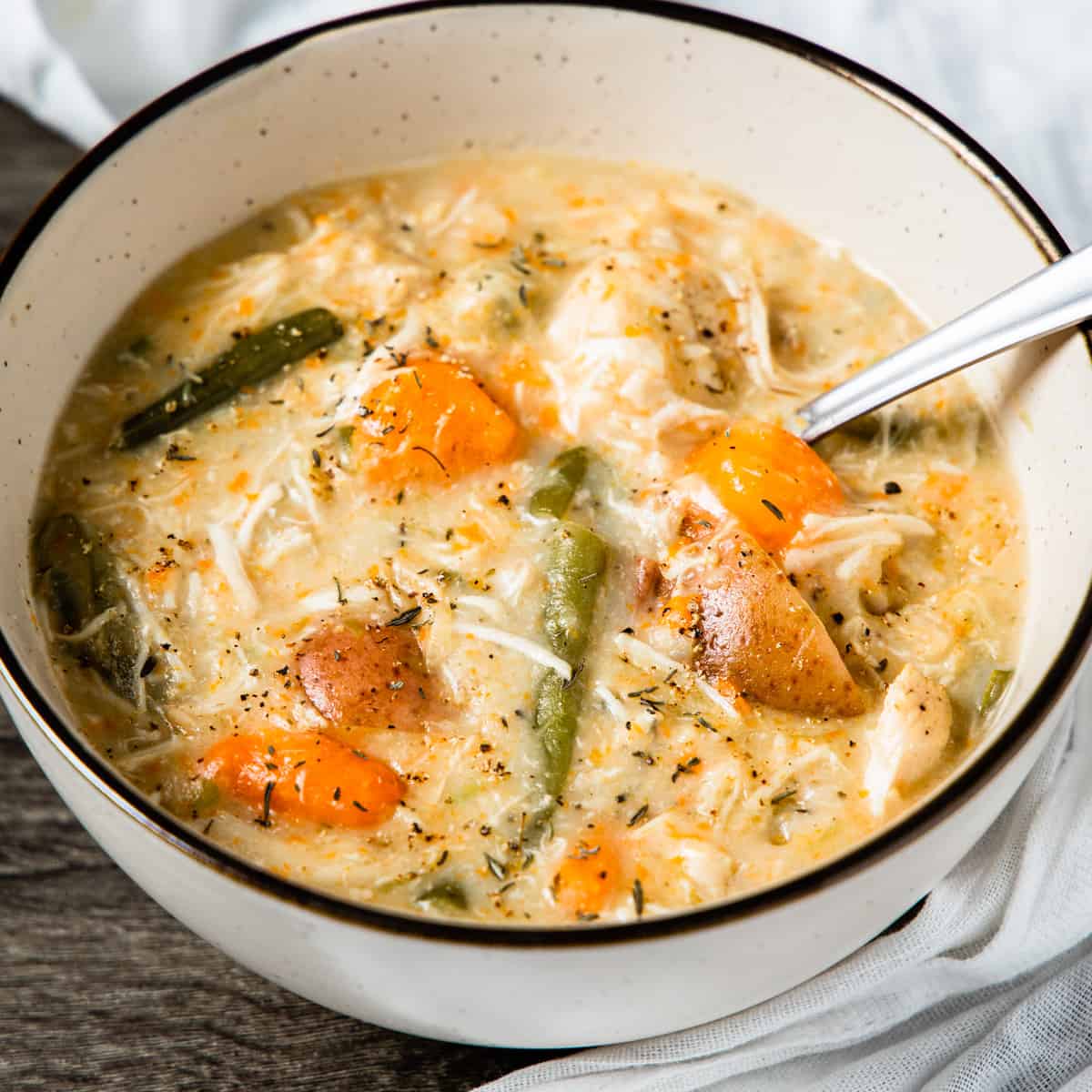 Hearty Instant Pot Chicken Stew ingredients