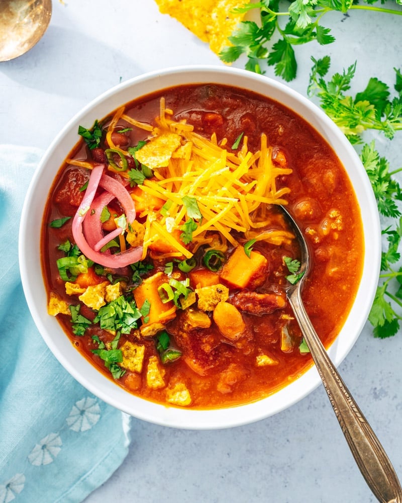 Chicken Chili with Pumpkin - A Cozy Autumn Bowl of Comfort