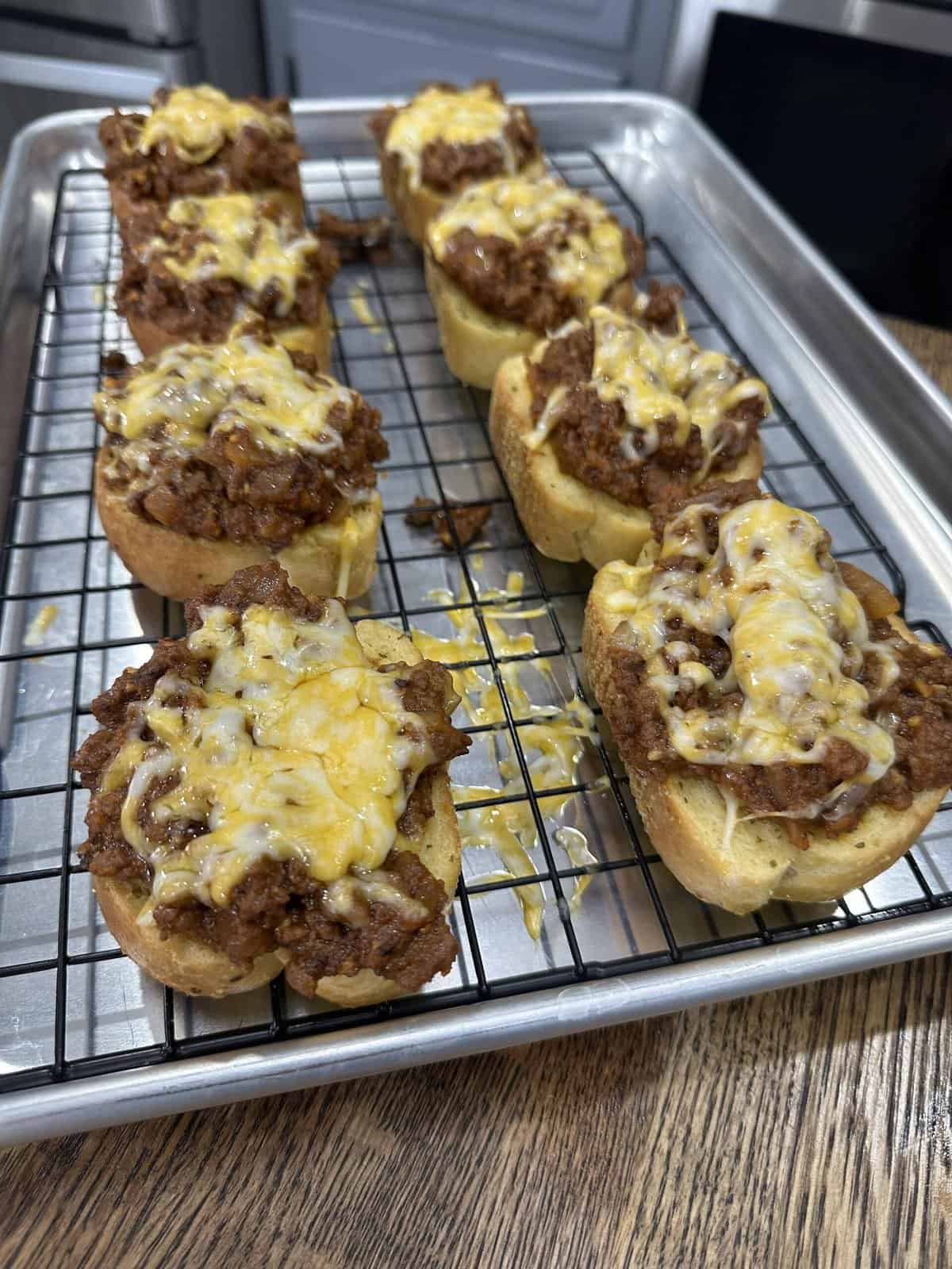 Homemade Ground Beef Empanadas on a baking sheet