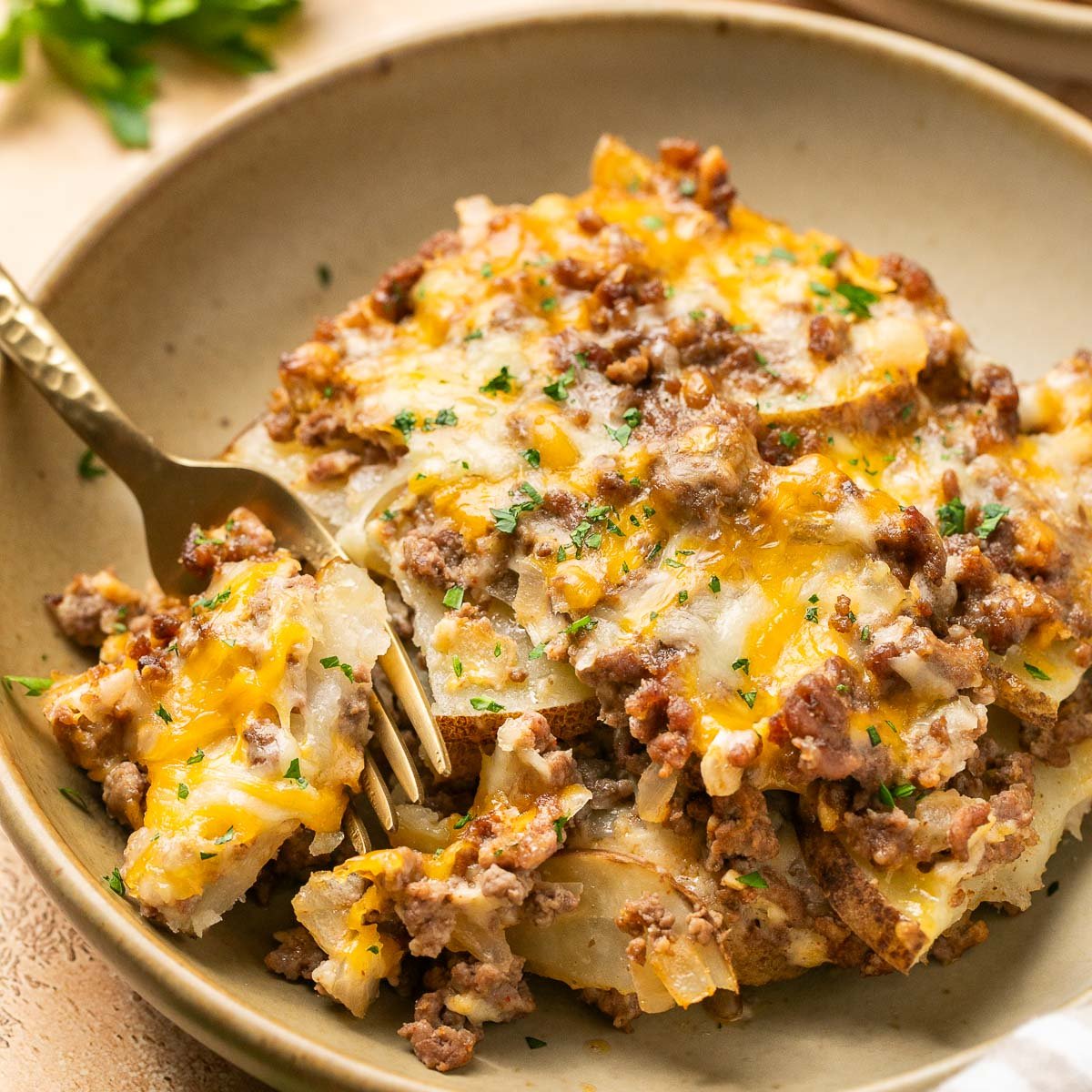 Hamburger Potato Casserole ingredients