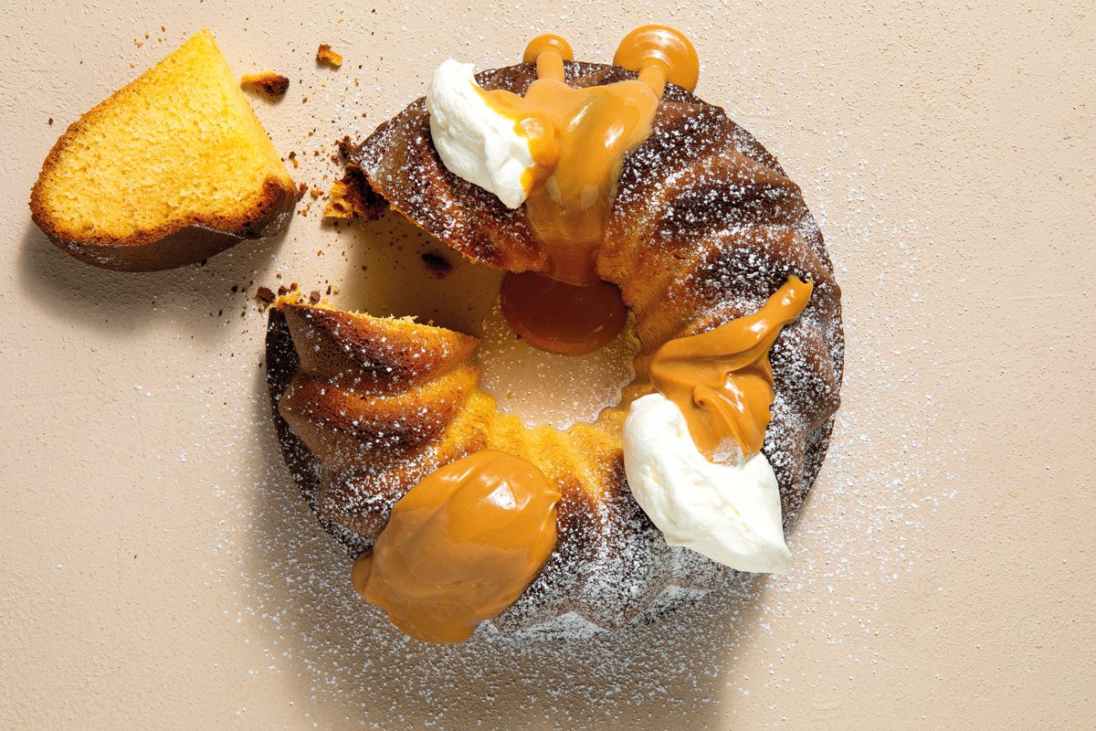 Four Ingredient Condensed Milk Cake