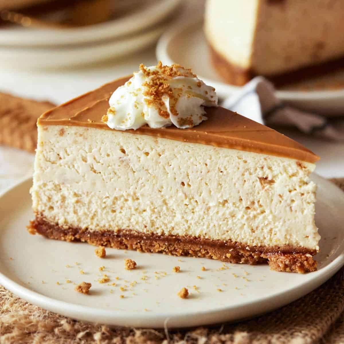 Biscoff Salted Caramel Cheesecake