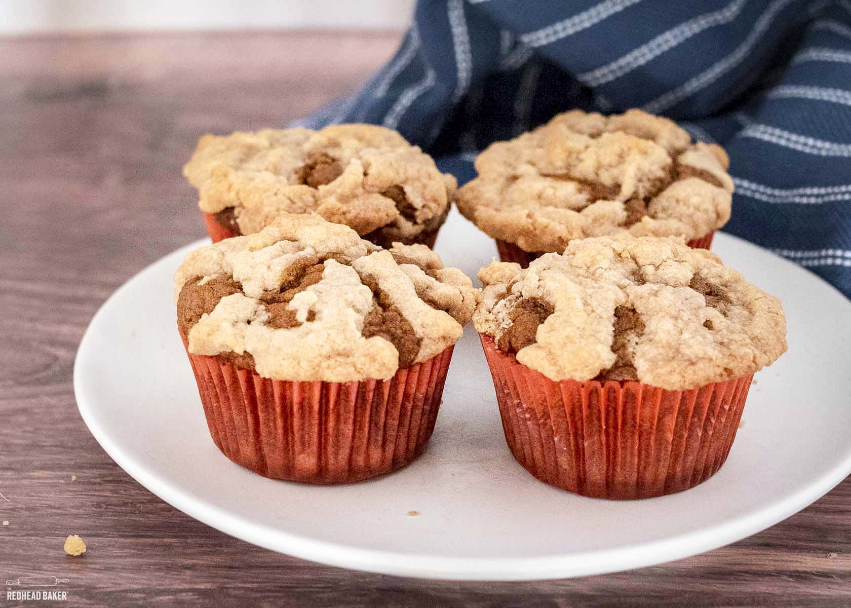 Pumpkin Coffee Cake Muffins