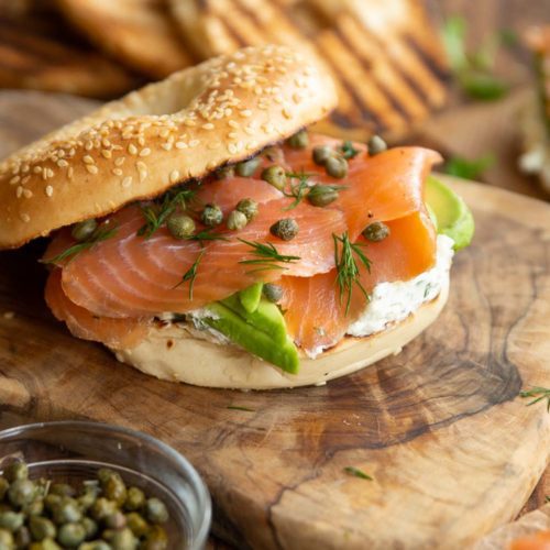 Ultimate Smoked Salmon Bagel