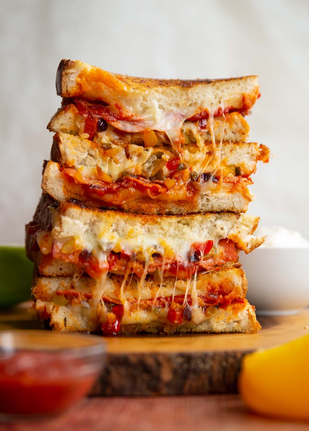 How to Make a Cheesy Pizza Grilled Cheese