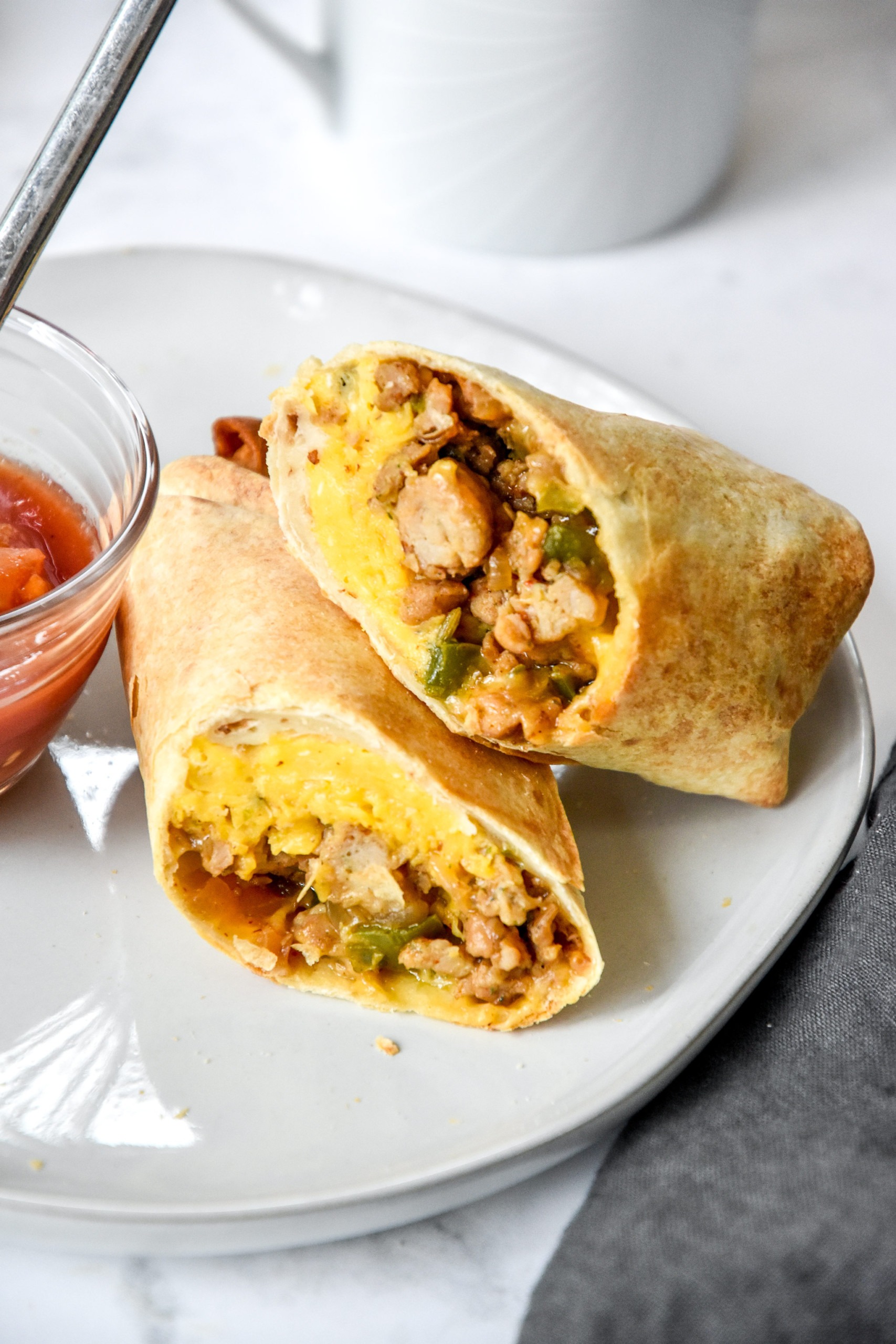 Freezer Breakfast Burritos the Ultimate Morning Time Saver process