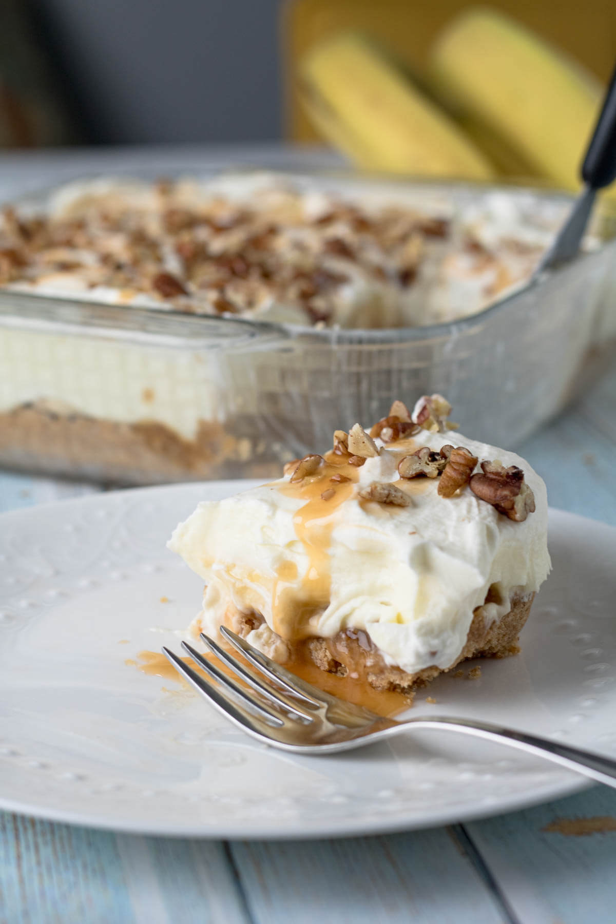 Banana Caramel Cream Dessert