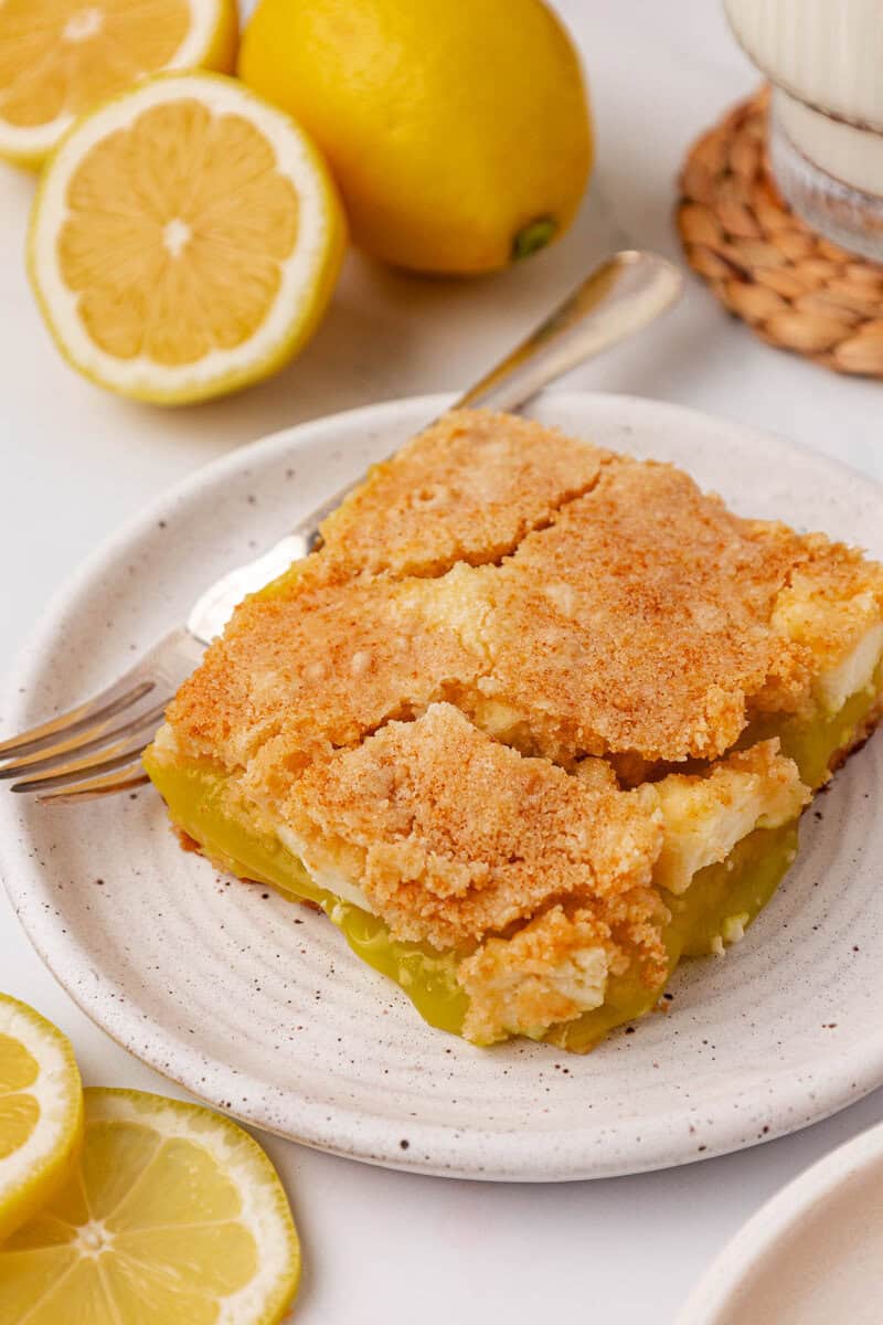 Lemon Cream Cheese Dump Cake Zesty Creamy Effortlessly Delicious