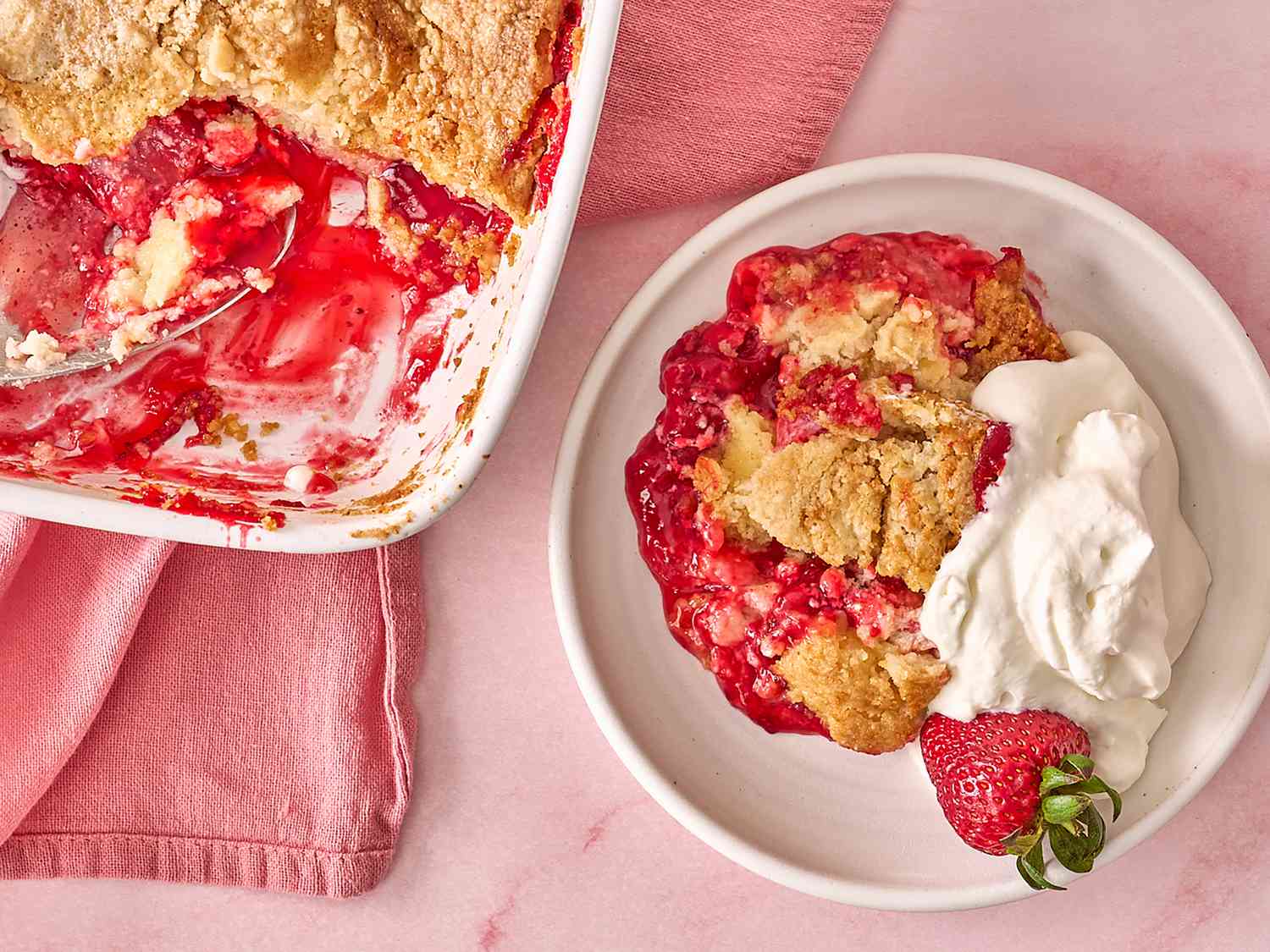 Strawberry Cheesecake Dump Cake Creamy Fruity Incredibly Easy