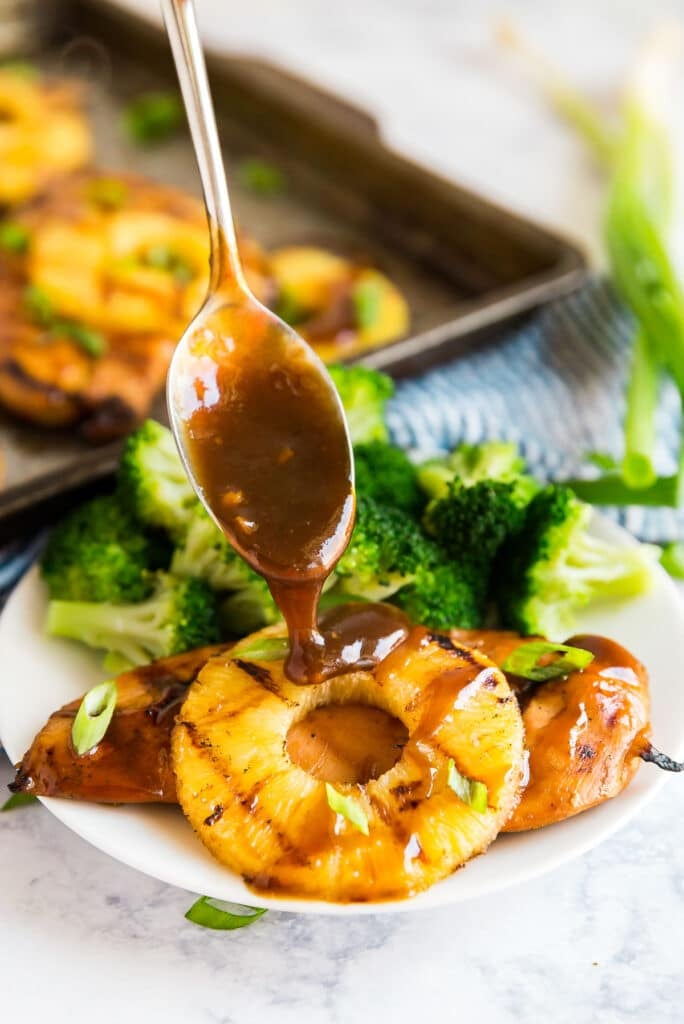 Grilled Aloha Chicken and Pineapple
