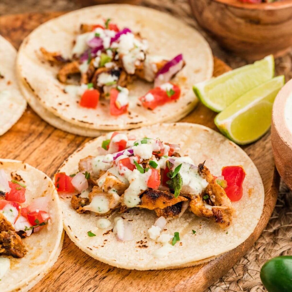 Easy Flavorful Chicken Street Tacos