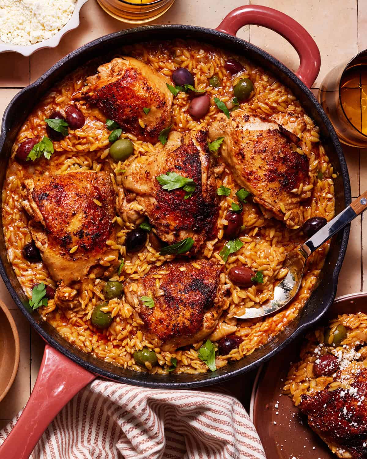 One Pot Chicken Orzo