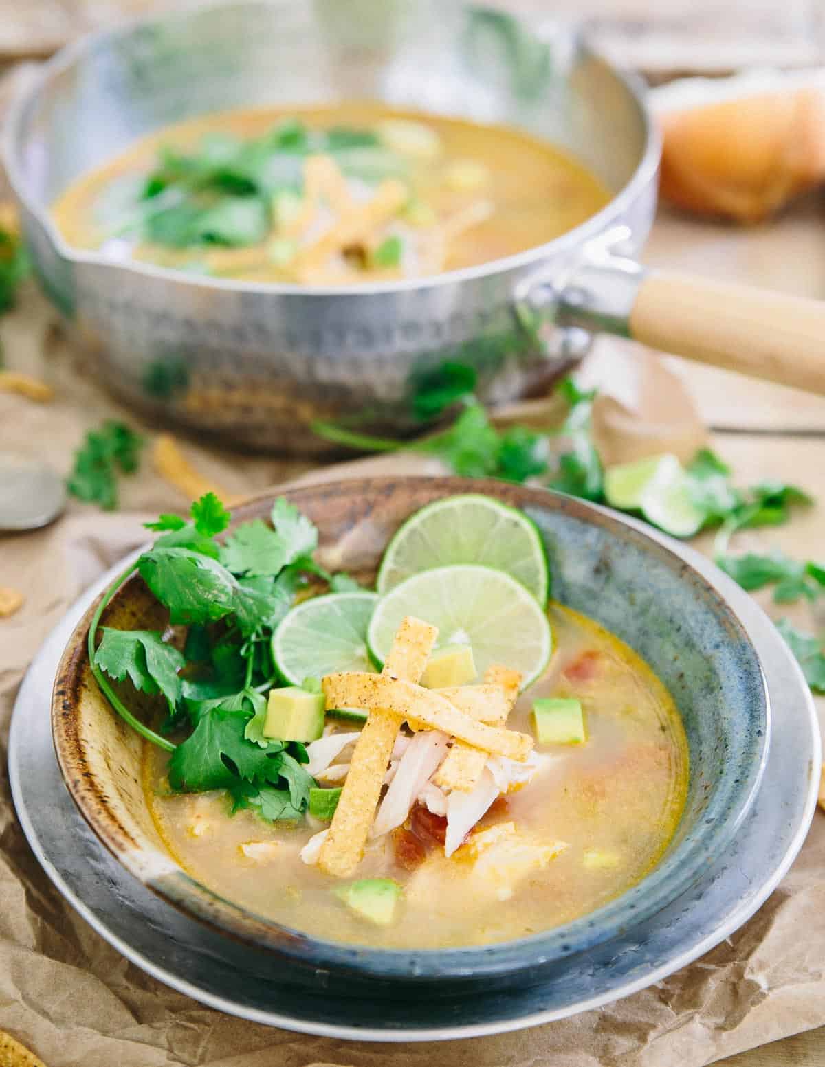 Mexican Chicken Lime Soup Sopa de Lima