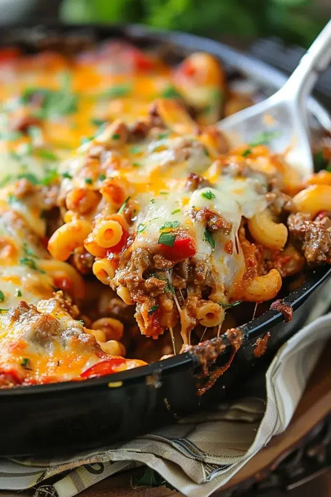 Beef Lombardi Casserole process