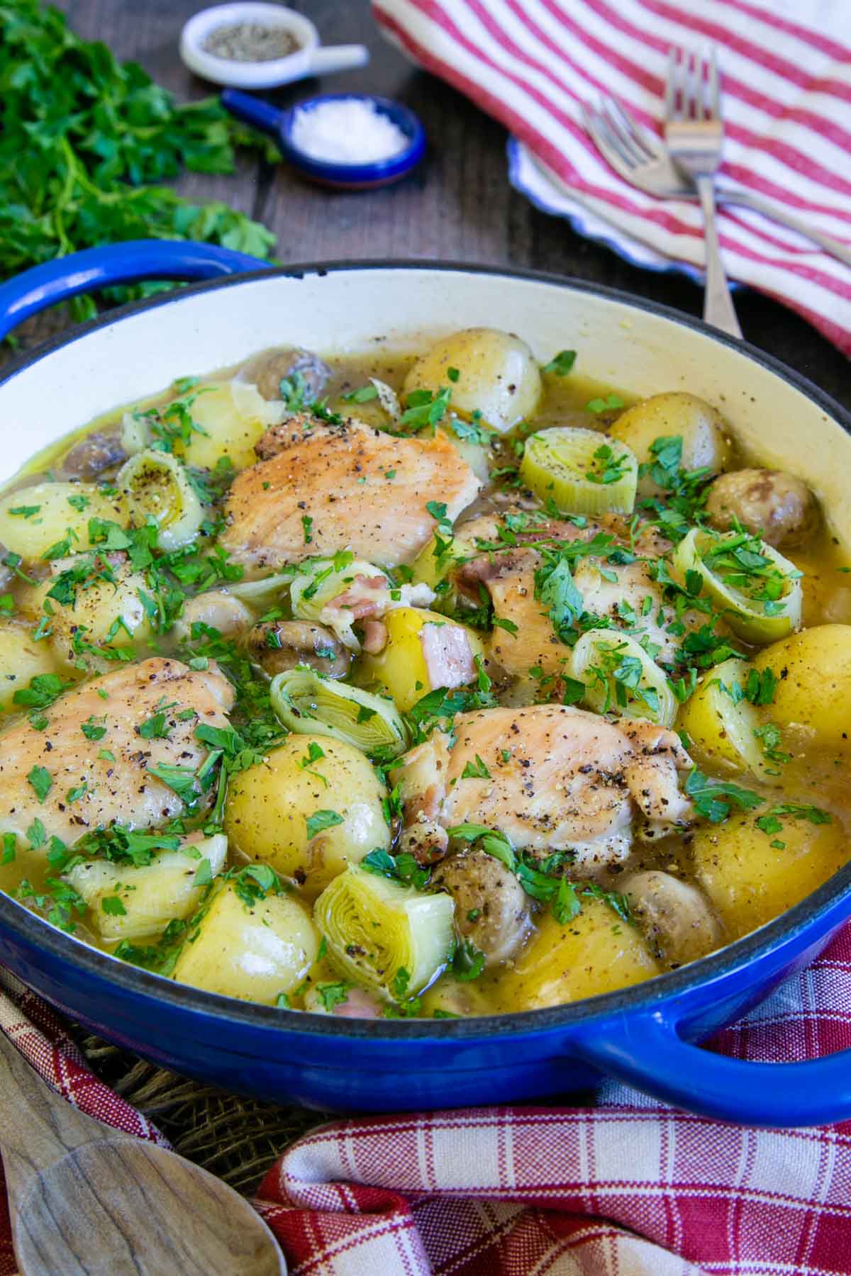 French Chicken Casserole: A Heartwarming Comfort Dish presentation