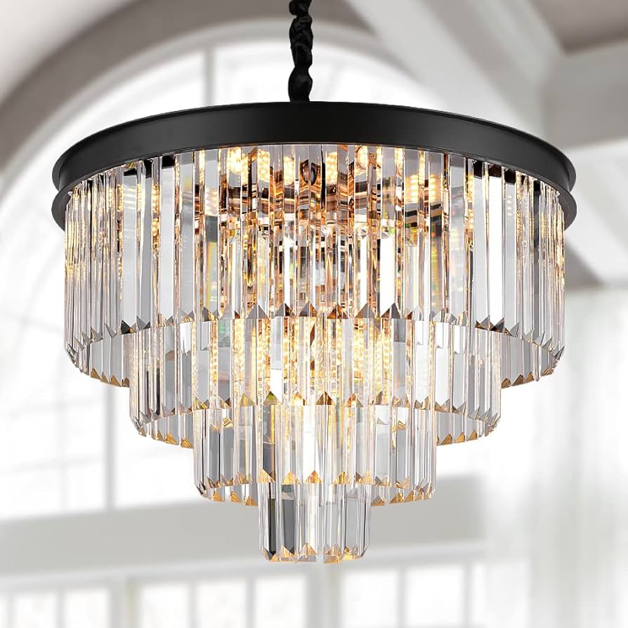 A AXILIXI Modern Crystal Chandelier