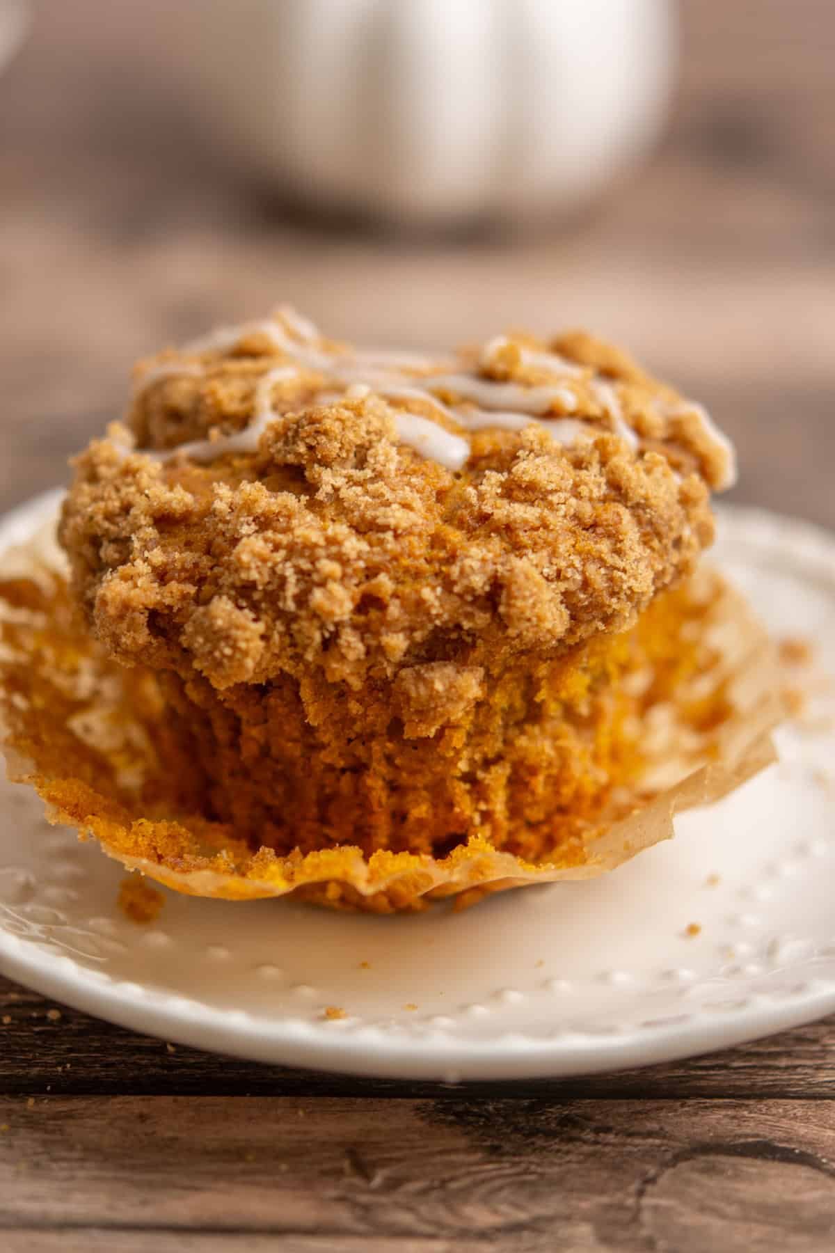 Pumpkin Coffee Cake Muffins