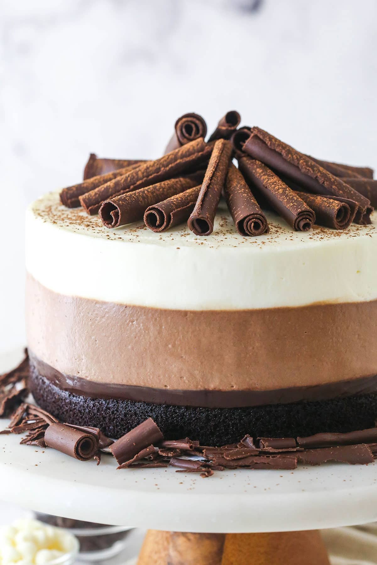 Triple Chocolate Mousse Cake a Decadent Masterpiece for Chocolate Lovers