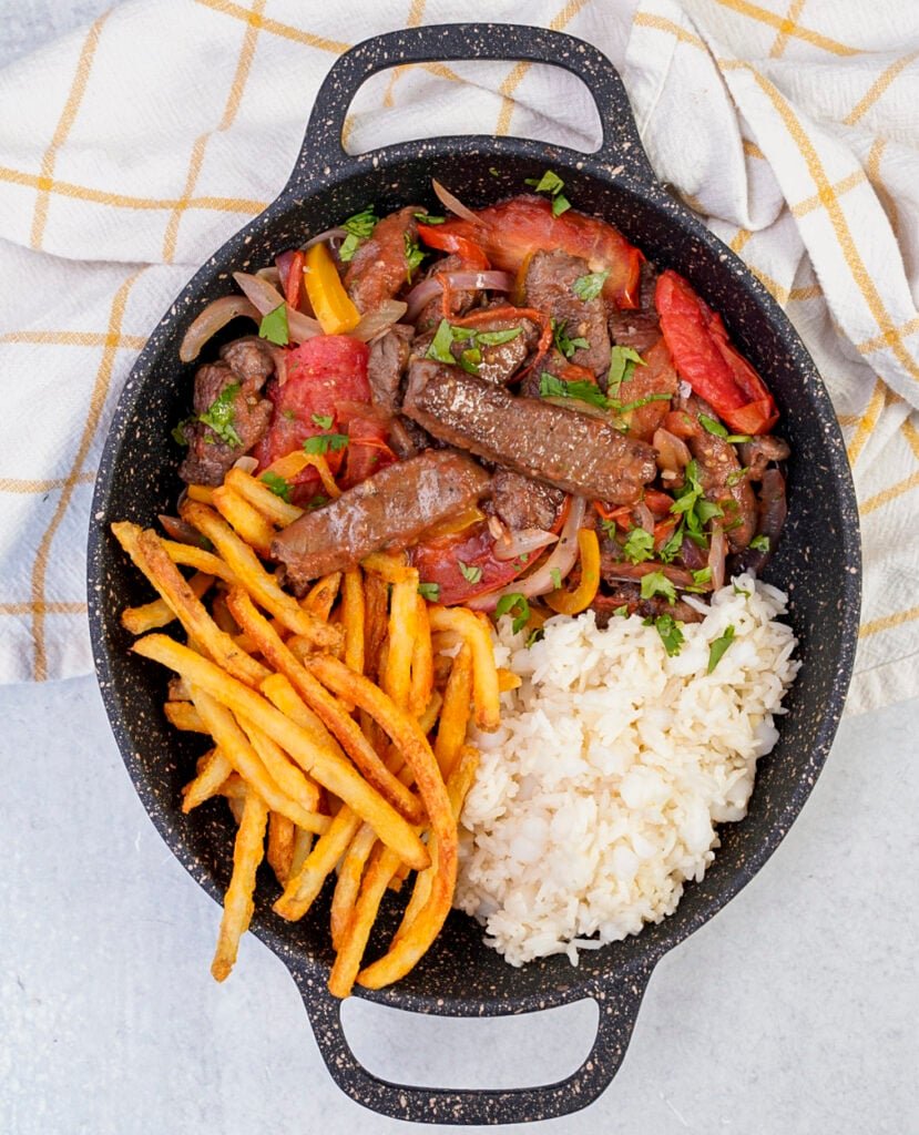 Lomo Saltado Peruvian Stir Fried Beef
