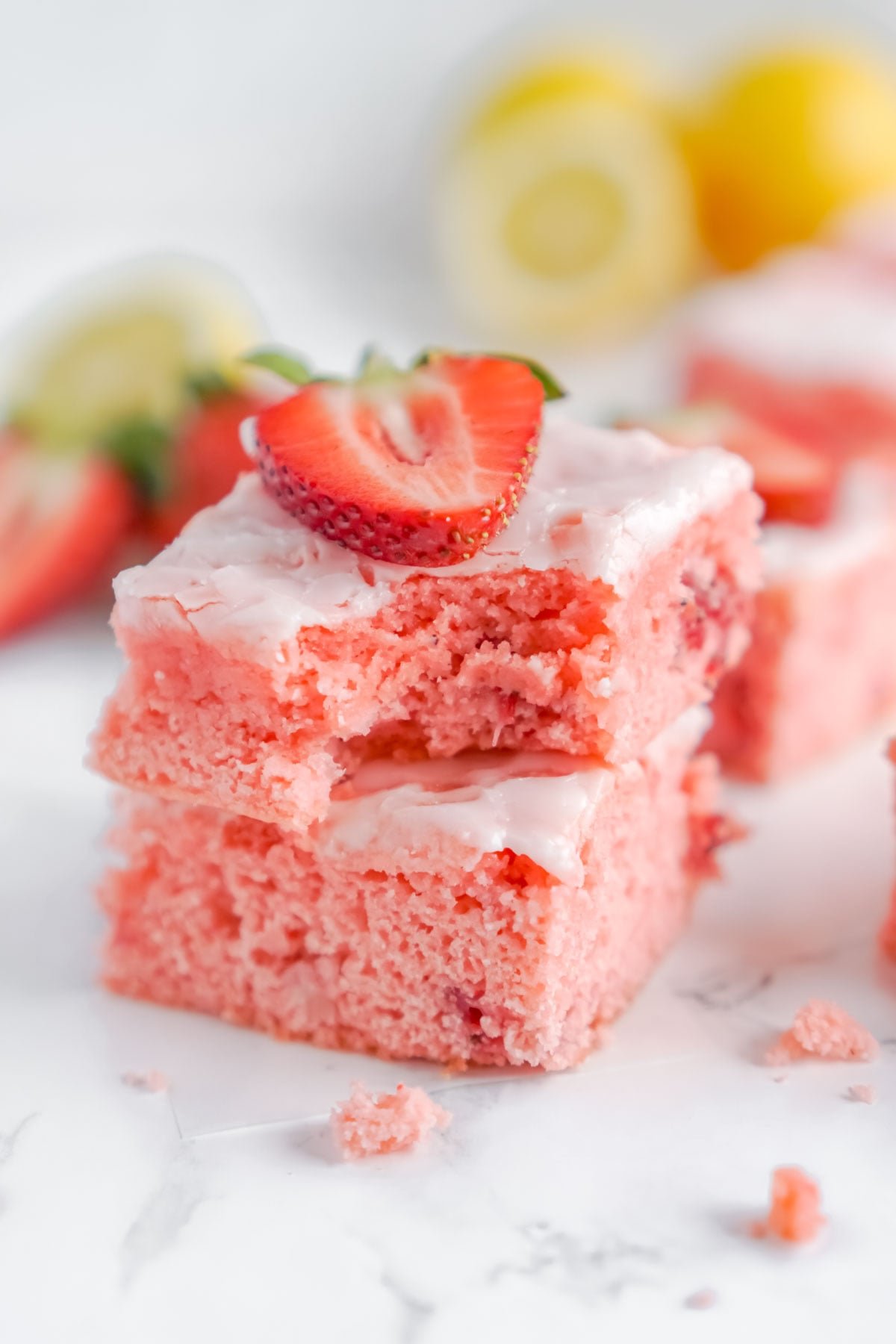 Strawberry Sweetheart Brownies