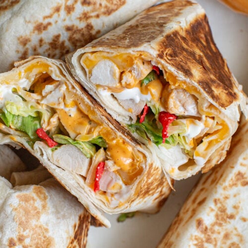 Chipotle Ranch Grilled Chicken Burritos a Flavor Packed Delight process