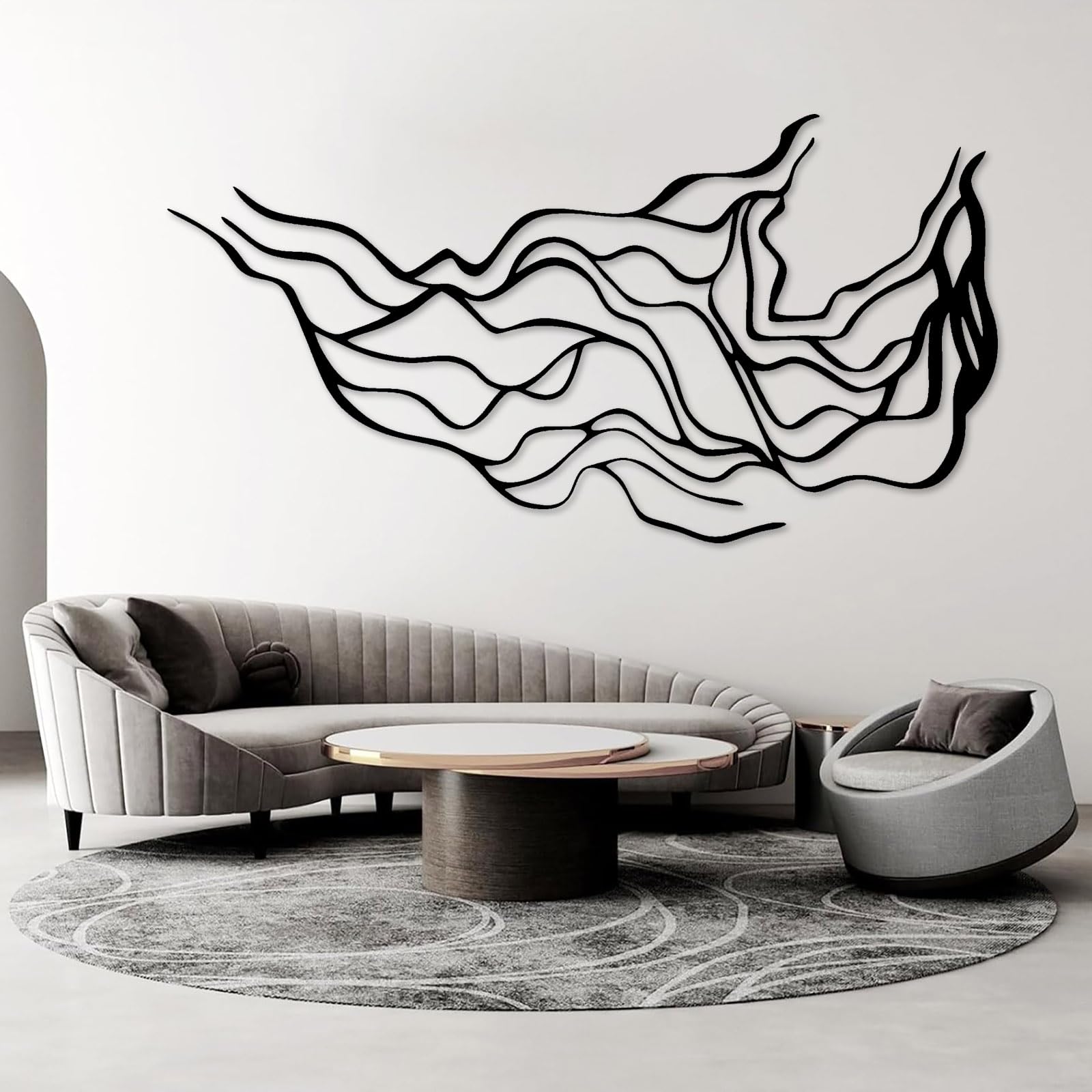 Abstract Metal Wall Art