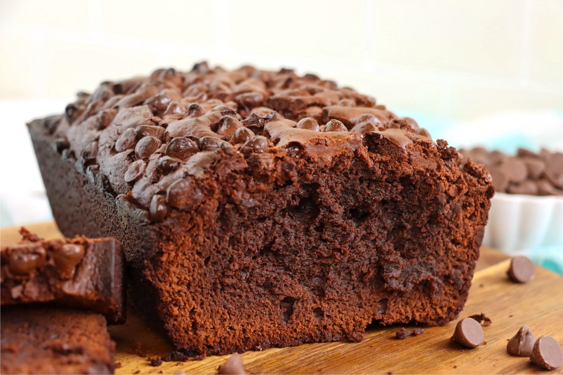 Hot Fudge Brownie Bread