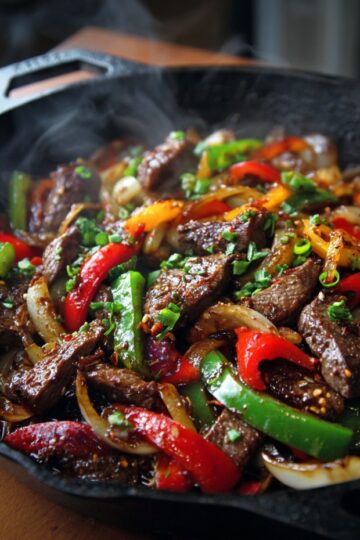 Sizzling Chinese Pepper Steak with Onions Bold Savory Irresistible