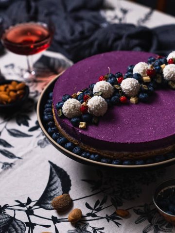 Blueberry Chocolate Cheesecake a Decadent Fusion of Flavors