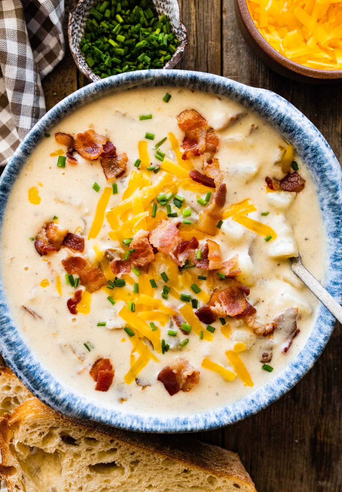 Outback Steakhouse Inspired Potato Soup: Creamy Comfort in a Bowl presentation