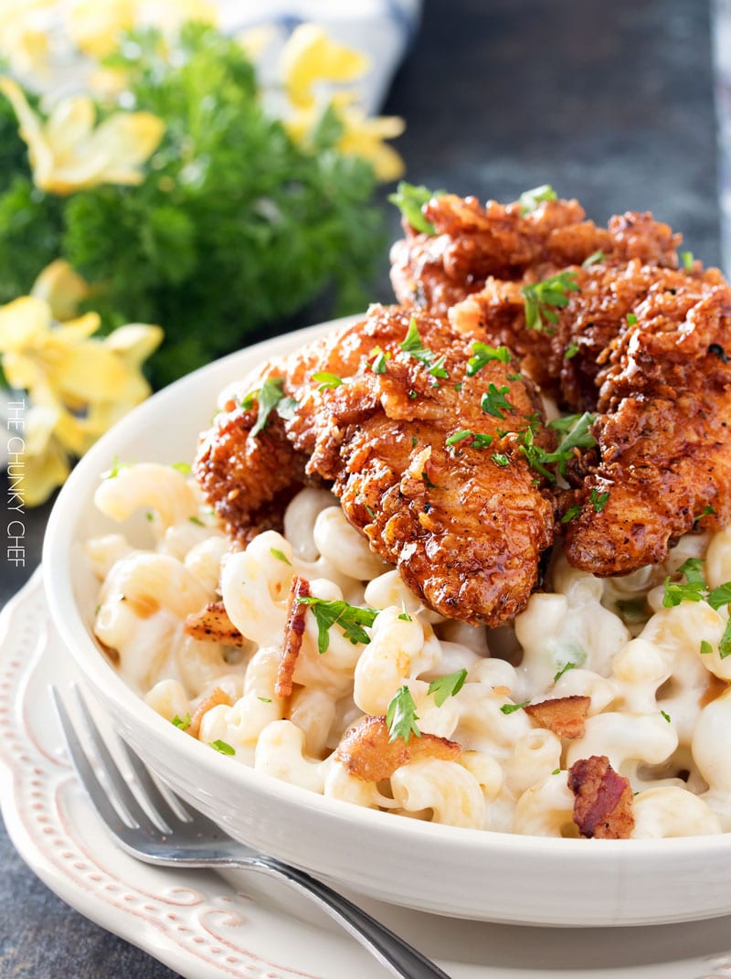 How to Make Copycat Applebee’s Honey Pepper Chicken Mac and Cheese