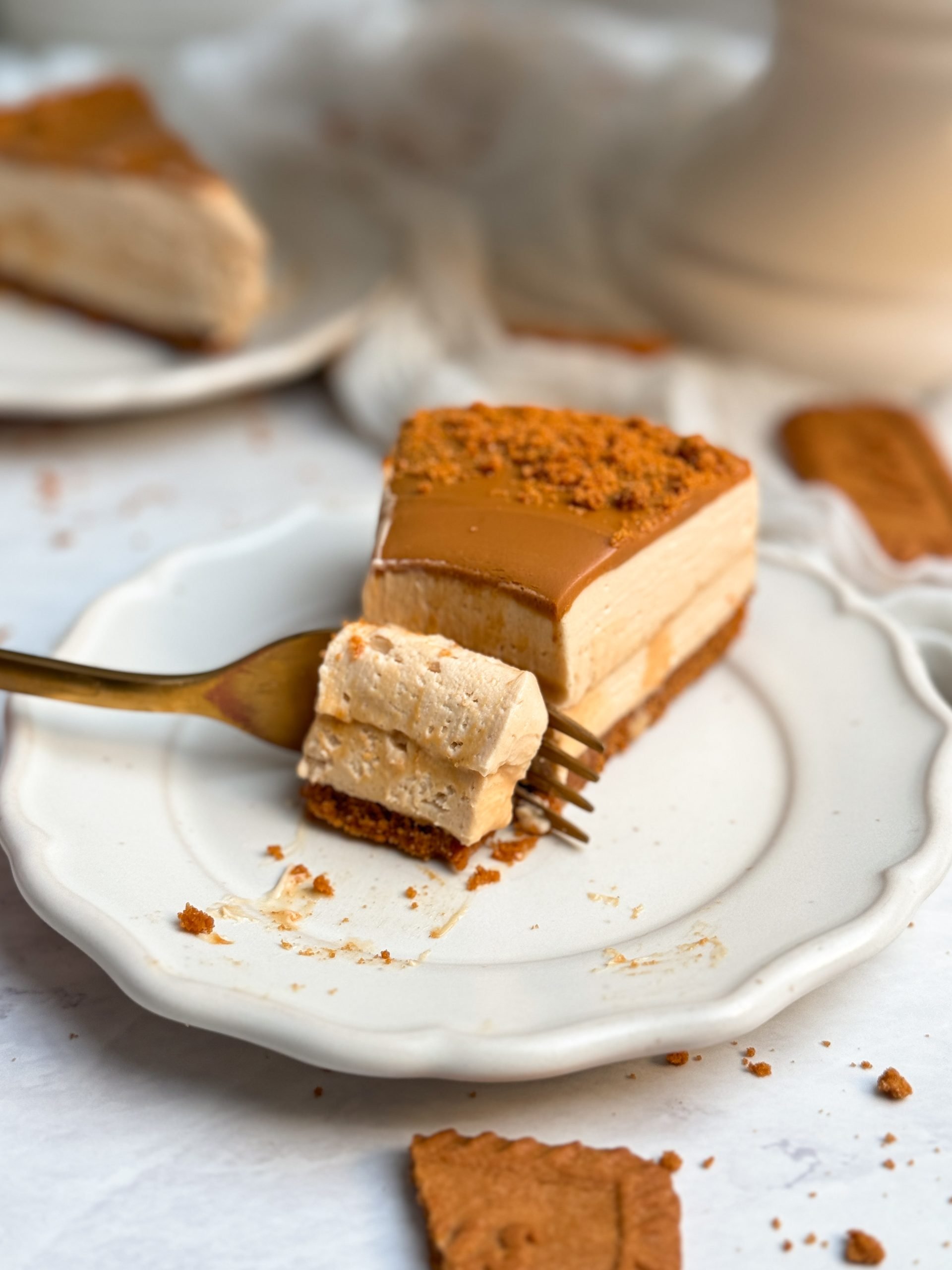 Biscoff Salted Caramel Cheesecake