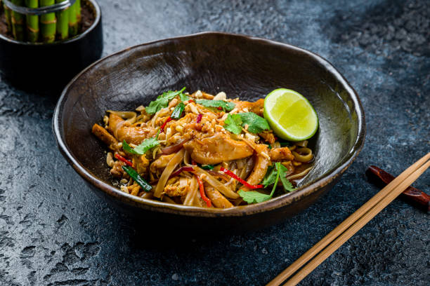 Chicken Pad Thai a Taste of Thailand in Your Kitchen presentation