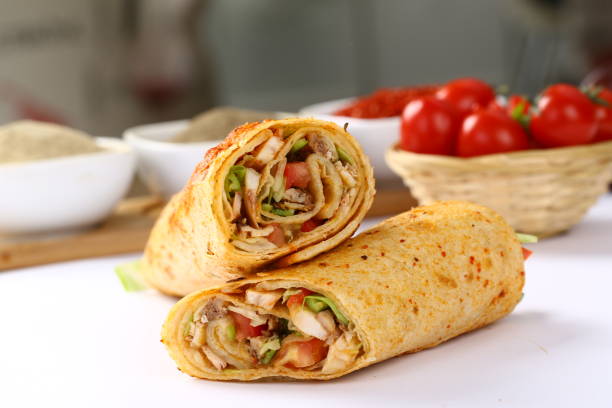Cheesy Beef Wraps