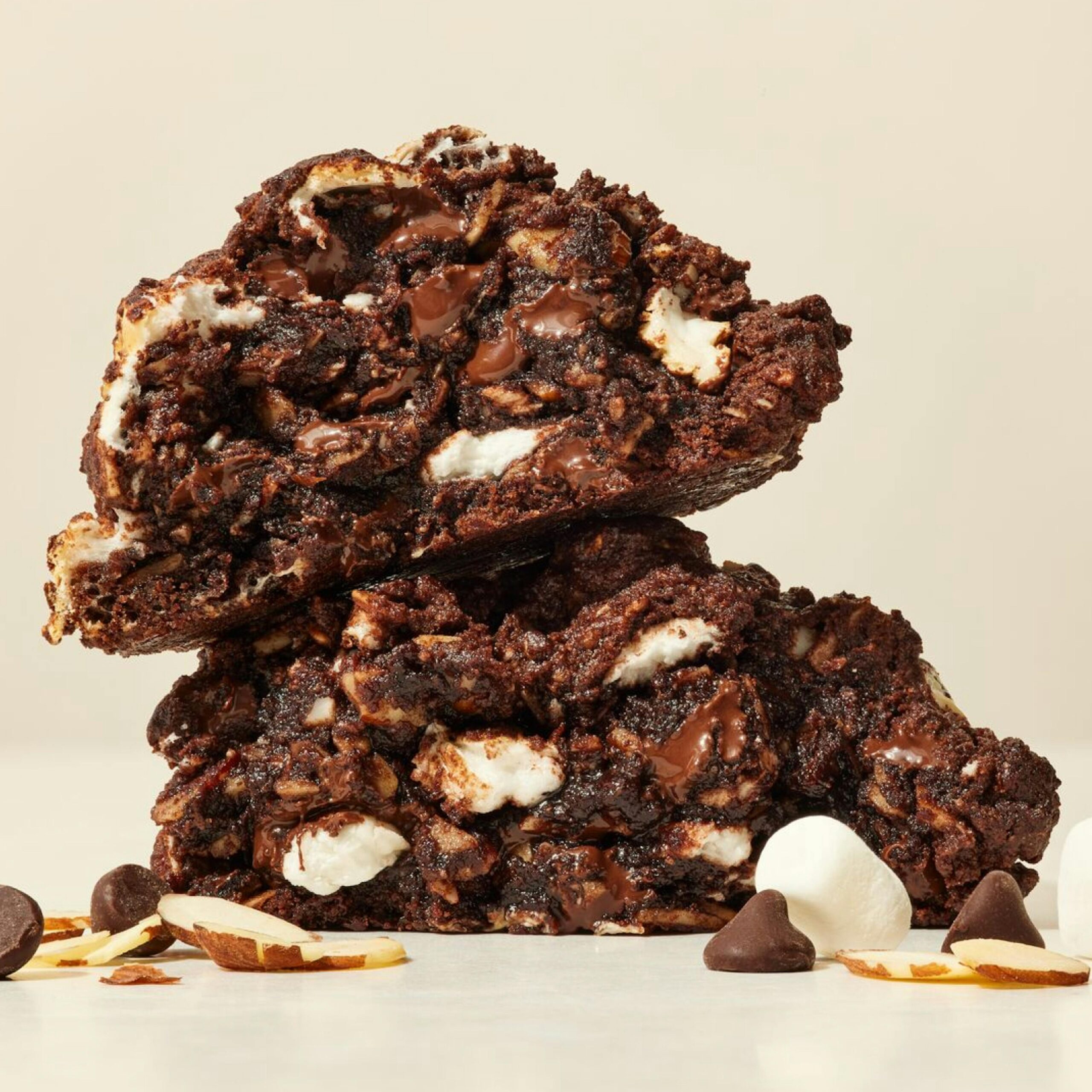 Levain Bakery Style Rocky Road Cookies